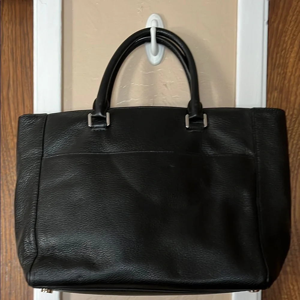 Michael Kors Black Leather Handbag - Picture 2 of 4